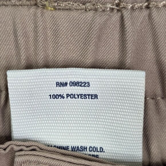 Womens Beige Magellan Outdoors Convertible Cargo Pants Polyester Size M - Picture 4 of 10
